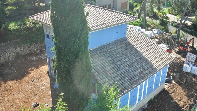 Construction d'une villa en structure métallique, personnalisée