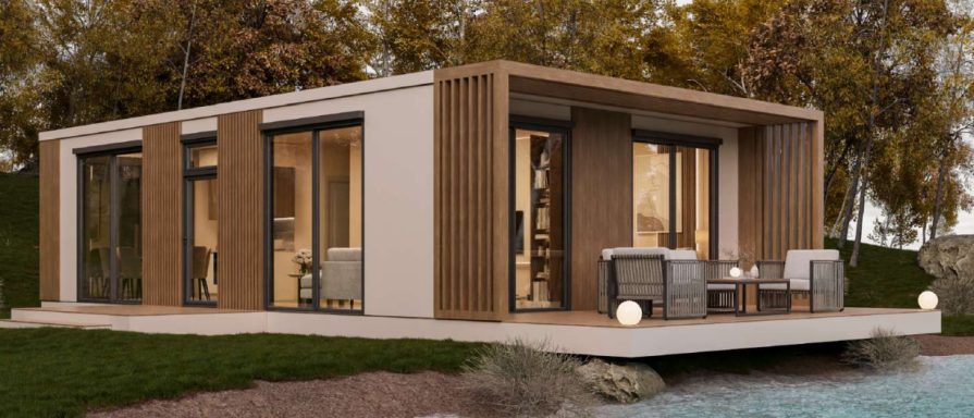 maison modulaire en acier léger maisons modulaires, possibilité de 1 chambre à 4 chambres