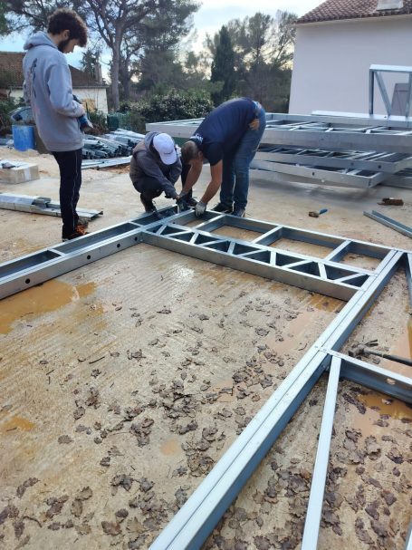 Villa en structure métallique, acier galvanisé, sur mesure, en France, Sanary sur mer