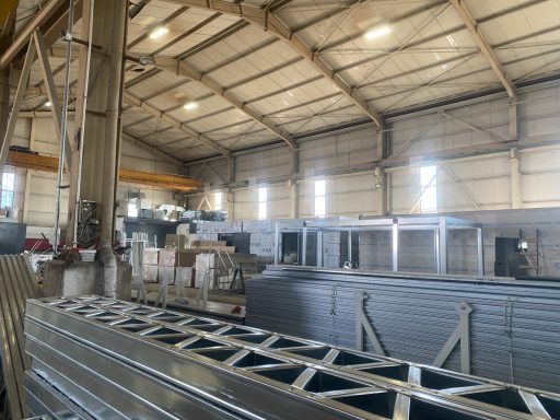 Fabrication en Usine constructeur structure métallique acier léger en France