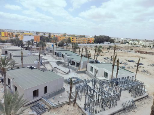 STRUCTURE METALLIQUE D UN COMPLEXE DE VILLAS. Structure en acier galvanisé